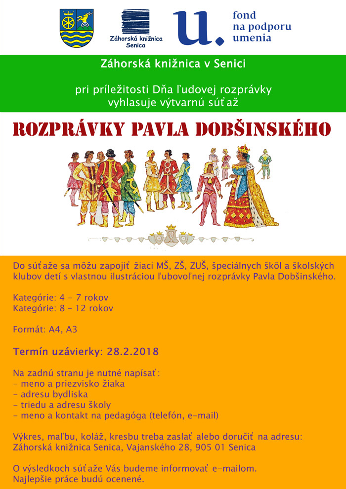 Výtvarná súťaž Rozprávky Pavla Dobšinského