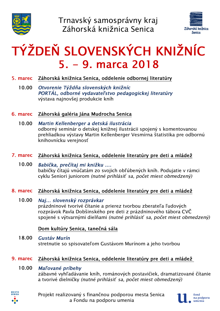 Týždeň slovenských knižníc 2018
