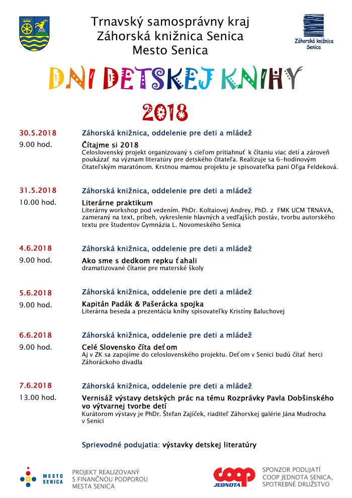 Dni detskej knihy 2018