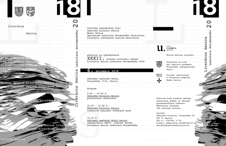 Pozvánka na Literárnu Senicu Ladislava Novomeského 2018