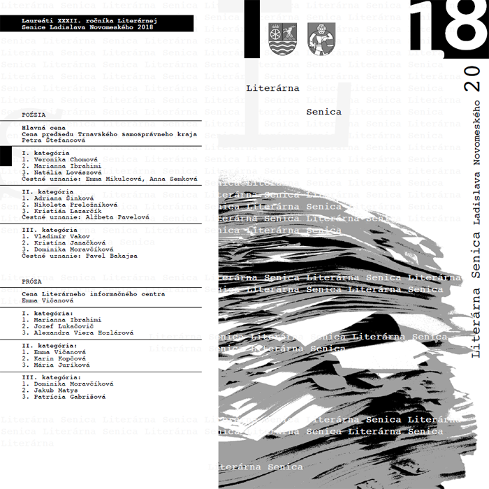 Petra Štefancová za poéziu a Emma Vičanová za prózu sú hlavnými víťazkami XXXII. Literárnej Senice Ladislava Novomeského 2018