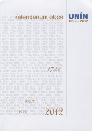 Kalendárium obce Unín.