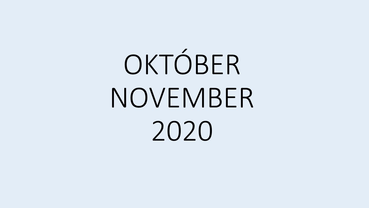 Knižné novinky 10 - 11/2020