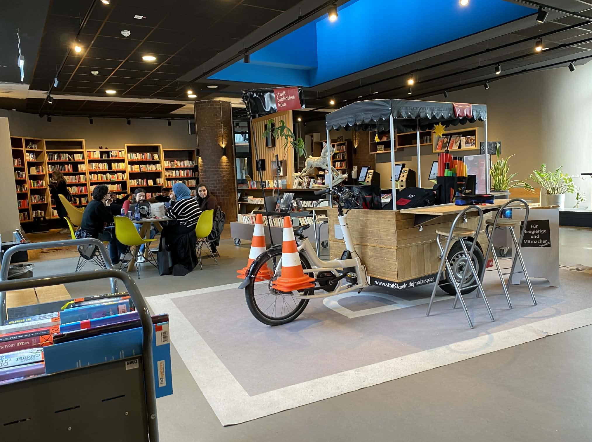 Vďaka Erasmu+ v Stadtbibliothek v Kolíne nad Rýnom